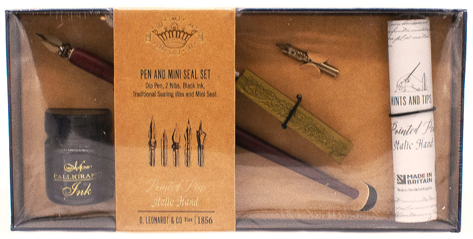 Manuscript Art of Writing Pen & Mini Seal set