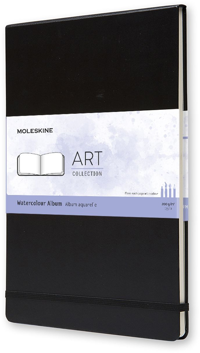 Moleskine Art A4 Watercolour Album - Black