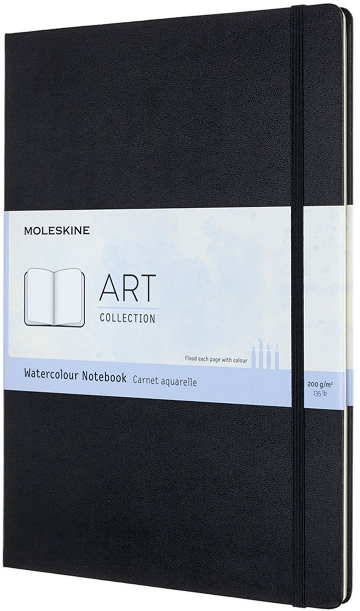 Moleskine Art A4 Watercolour Notebook - Black