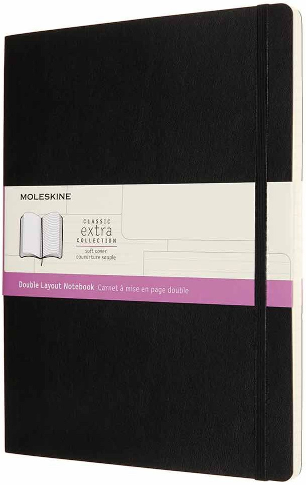 Moleskine Classic Extra Soft Cover Extra Large Notebook - Black