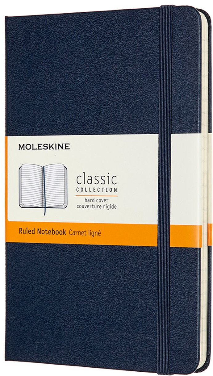 Moleskine Classic Hardback Medium Notebook - Ruled - Assorted
