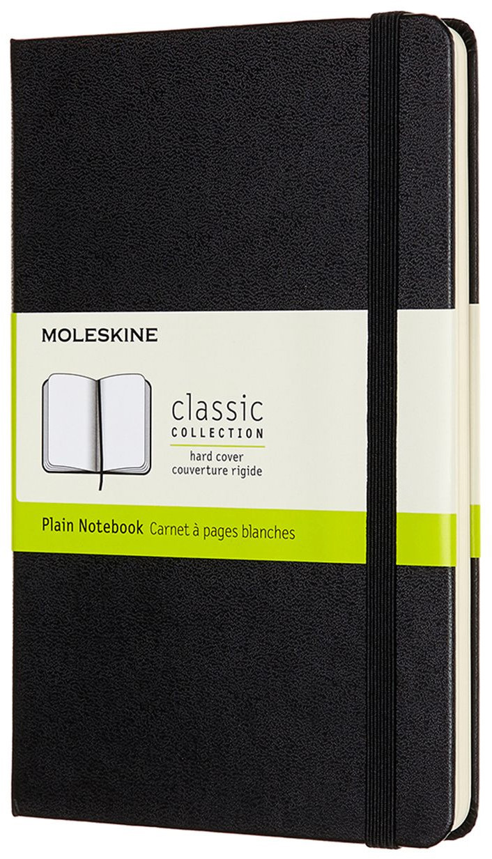 Moleskine Classic Hardback Medium Notebook - Plain - Assorted