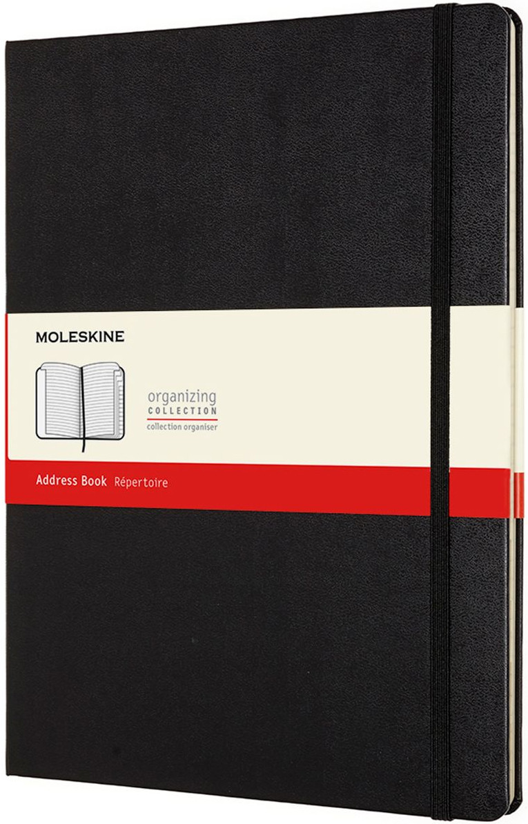 Moleskine Classic Hardback Extra Large Address Book - Black