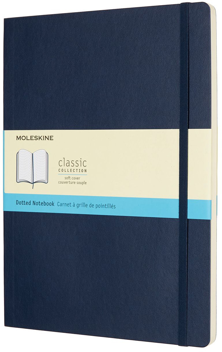 Moleskine Classic Soft Cover Extra Large Notebook - Dotted - Assorted
