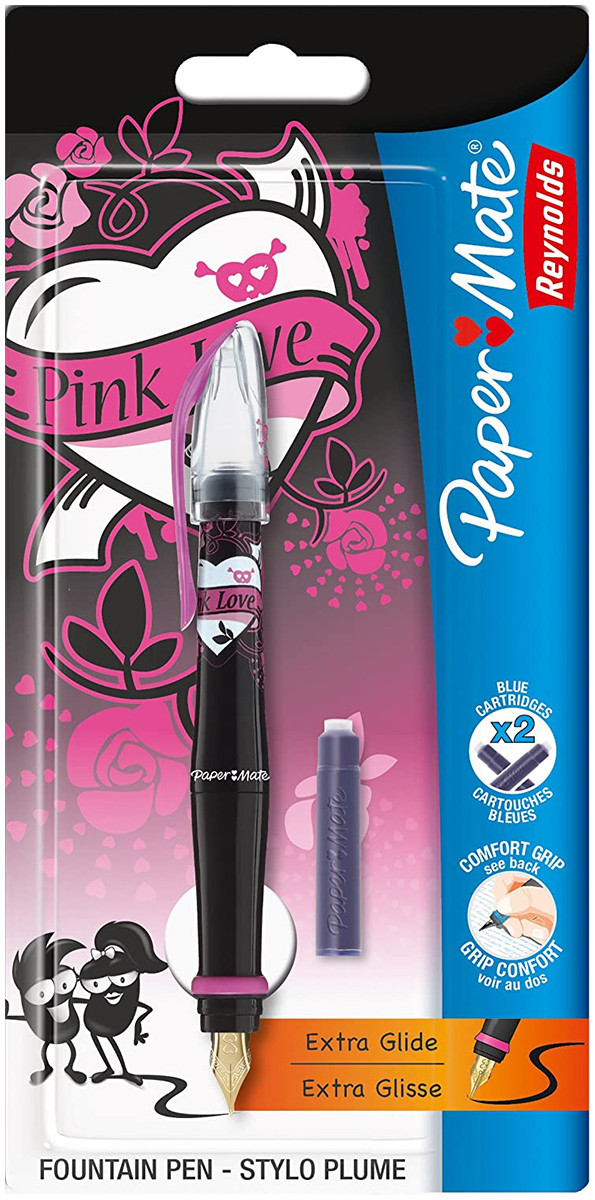 Papermate Ninja Fountain Pen - Medium - Pink
