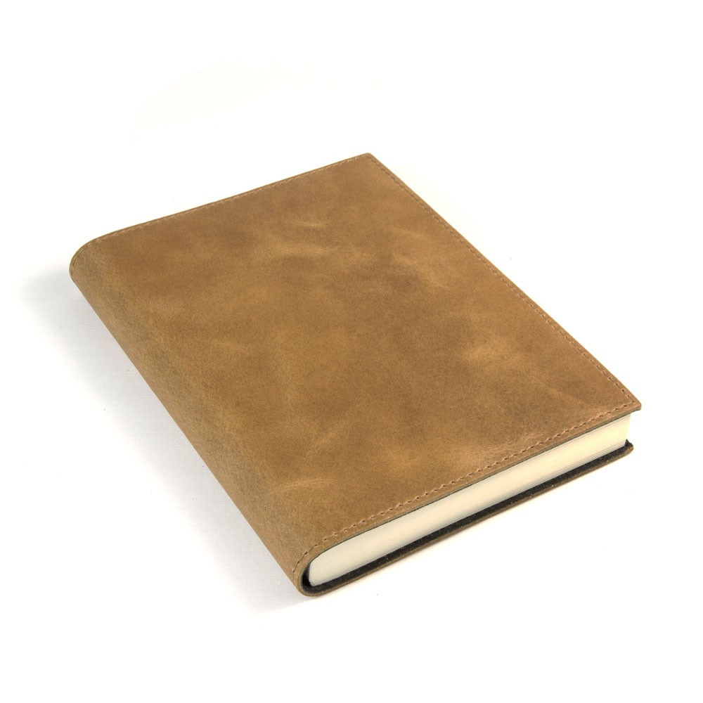 Papuro Capri Leather Journal - Tan - Medium