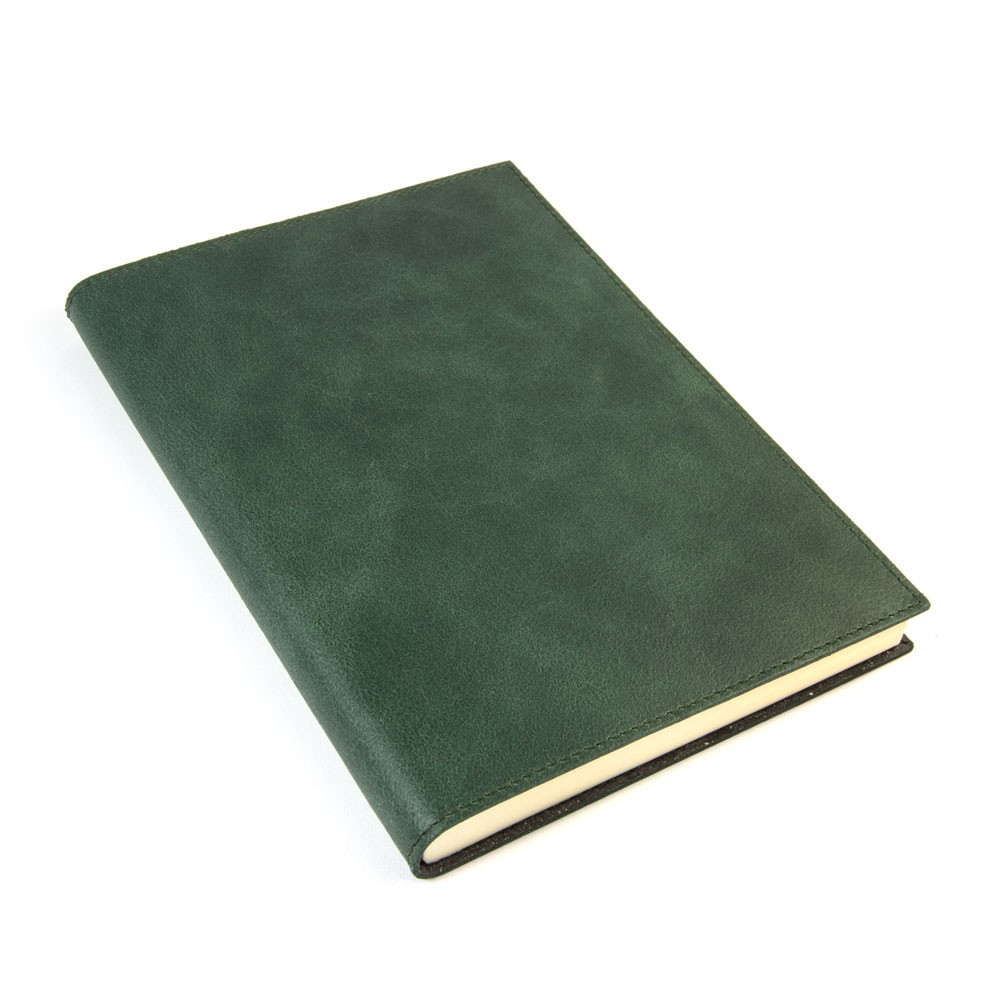 Papuro Capri Leather Journal - Green - Large