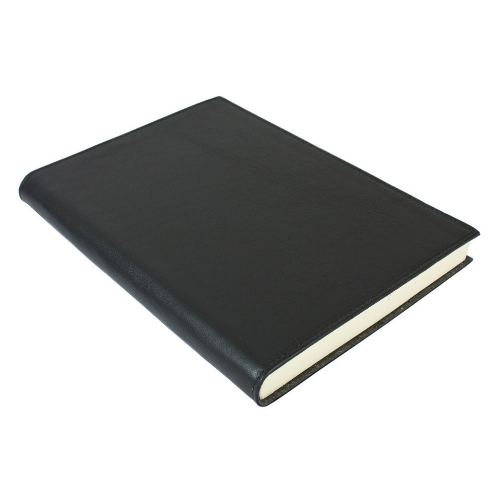 Papuro Firenze Leather Journal - Black - Medium