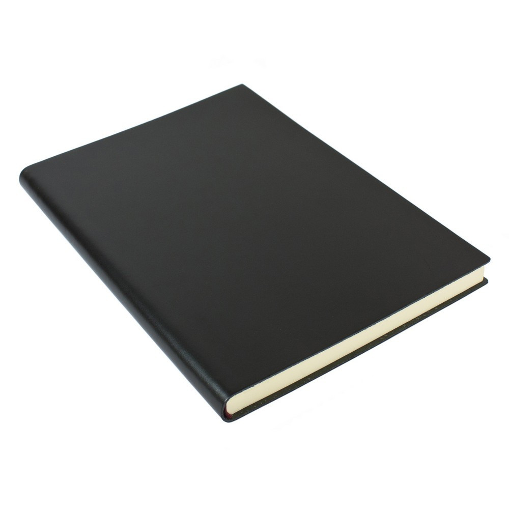 Papuro Torcello Leather Journal - Black - Extra Large