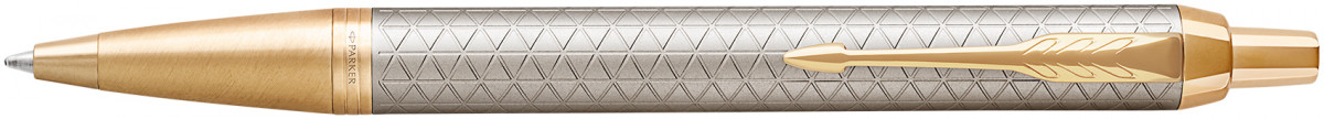 Parker IM Premium Ballpoint Pen - Warm Silver & Gold