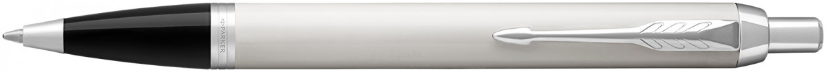 Parker IM Ballpoint Pen - White Chrome Trim