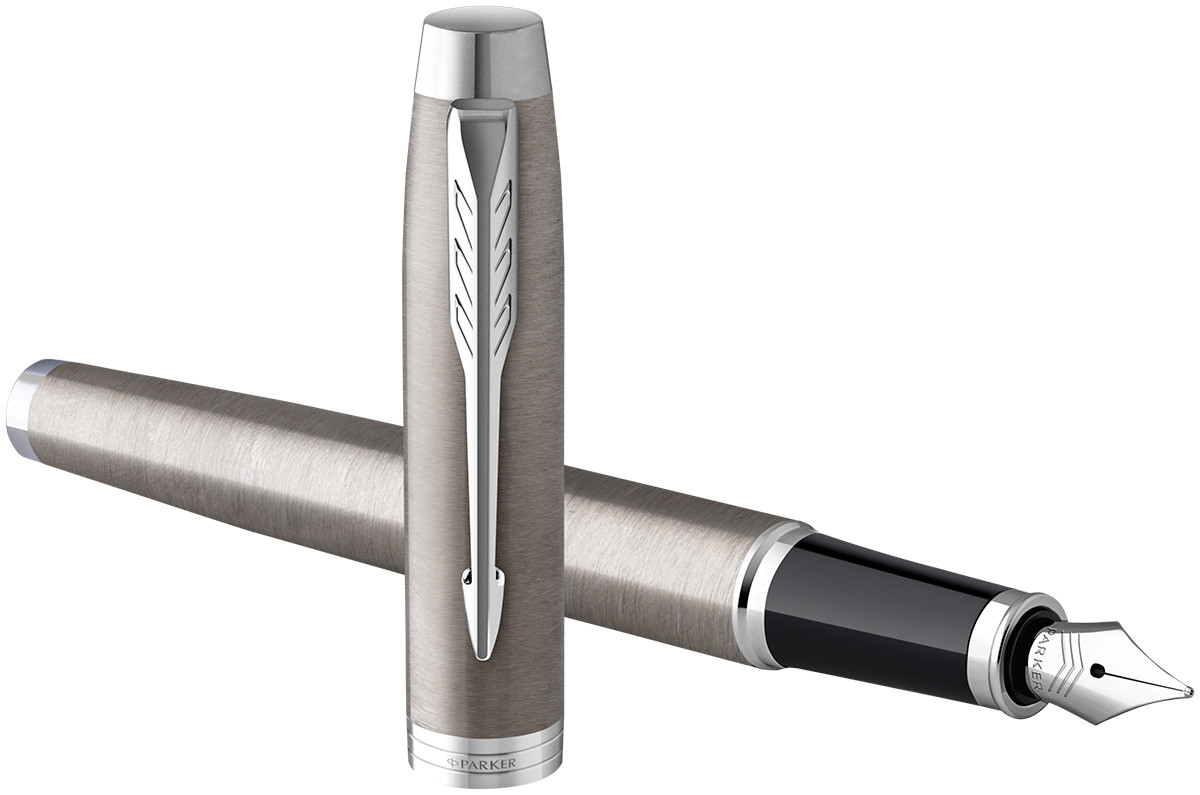 PARKER VECTOR FOUNTAIN PEN STAINLESS STEEL FREE CONVERTOR GOLD,SILVER BLACK 