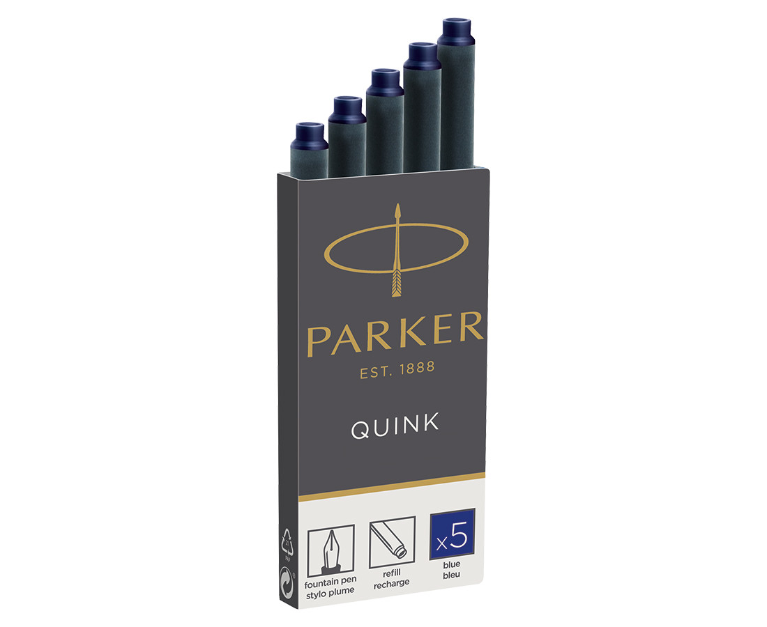 Parker Ink Cartridges Mocha 5 pack vintage 