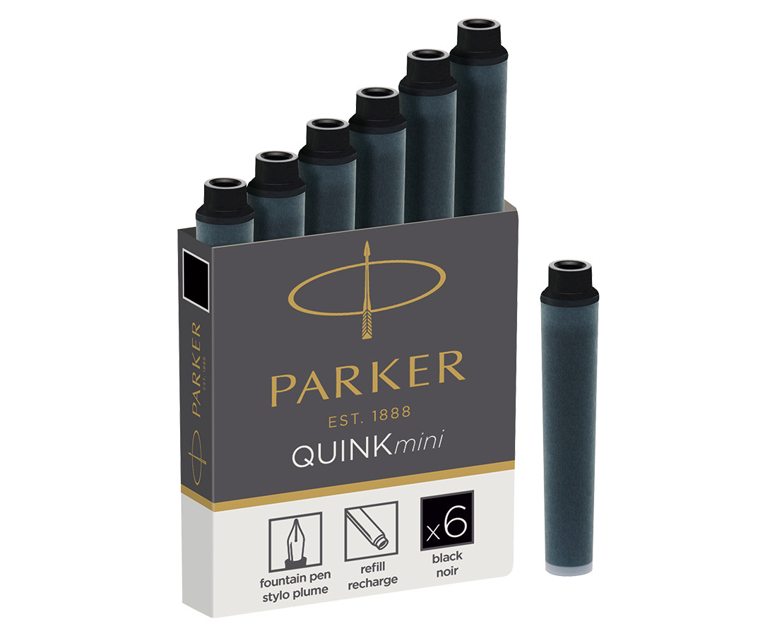 Parker Quink Mini Ink Cartridges - Box of 6