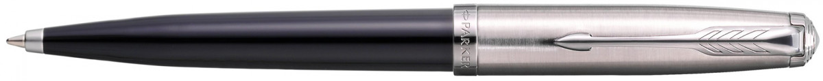 Parker 51 Ballpoint Pen - Black Resin Chrome Trim