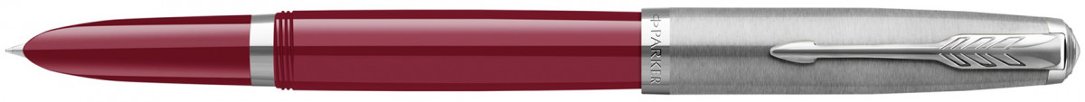 Parker 51 Fountain Pen - Burgundy Resin Chrome Trim