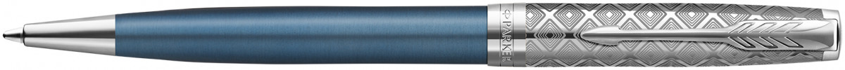 Parker Sonnet Premium Ballpoint Pen - Metal & Blue