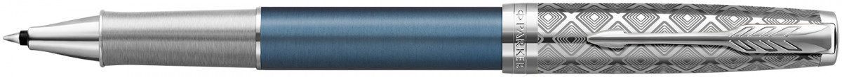 Parker Sonnet Premium Rollerball Pen - Metal & Blue