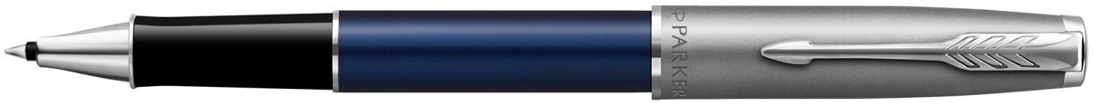 Parker Sonnet Essentials Rollerball Pen - Matte Blue & Sandblasted Steel
