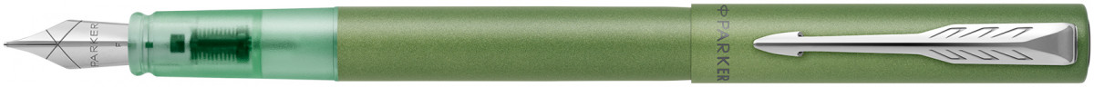 Parker Vector XL Fountain Pen - Green Chrome Trim