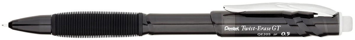 Pentel  QE205 Twist Erase Mechanical Pencil - 0.5mm - Black