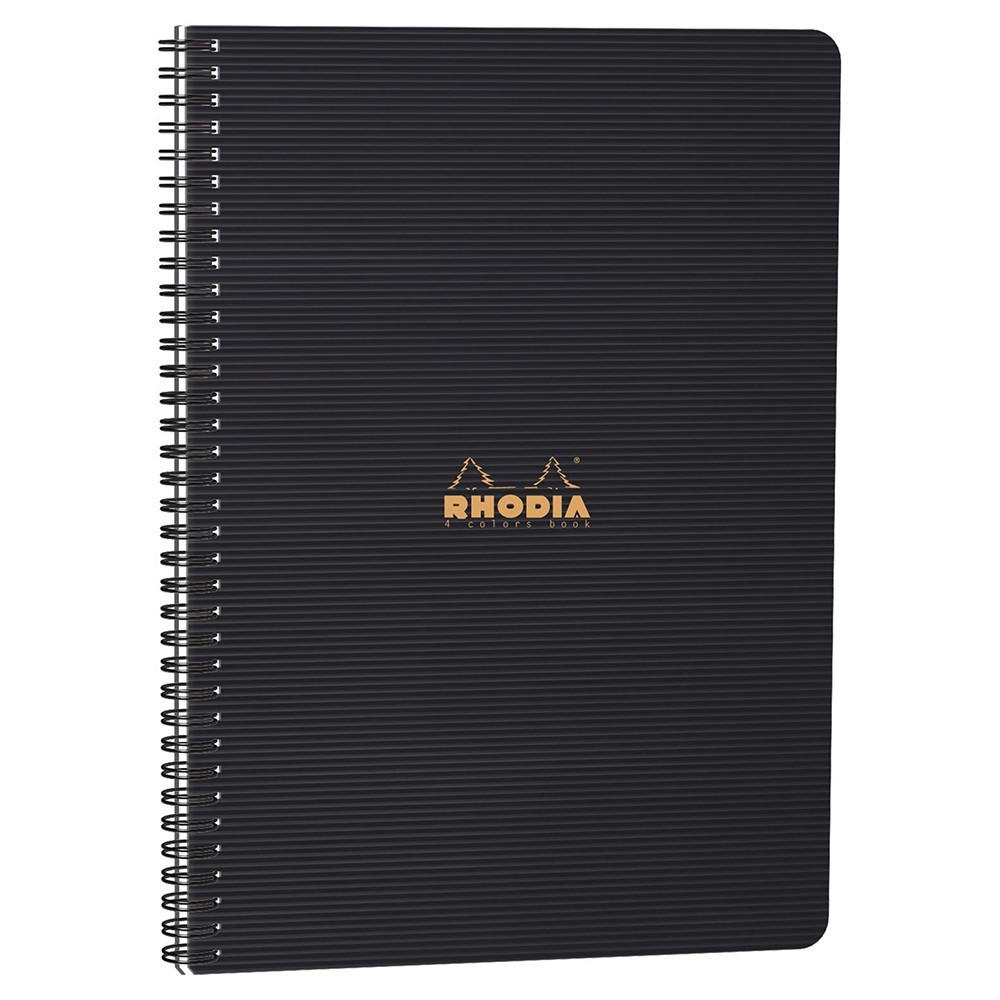 Rhodia Wirebound 4 Colors Book - A4 Ruled Project Planner