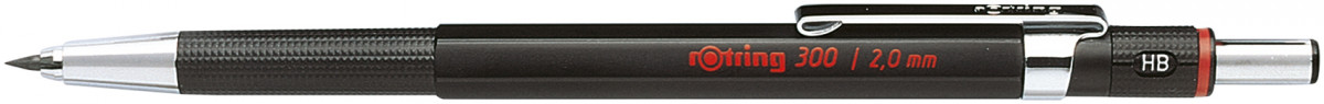Rotring 300 Mechanical Pencil - Black Barrel - 2.00mm