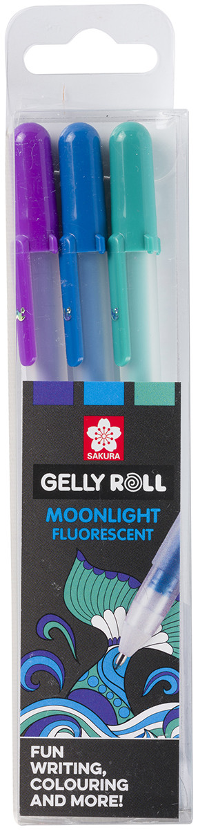 Sakura Gelly Roll Moonlight Gel Pens - Ocean Set (Pack of 3)