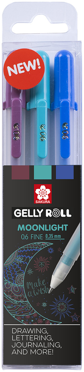 Sakura Gelly Roll Moonlight Gel Pens - Galaxy Set (Pack of 3)