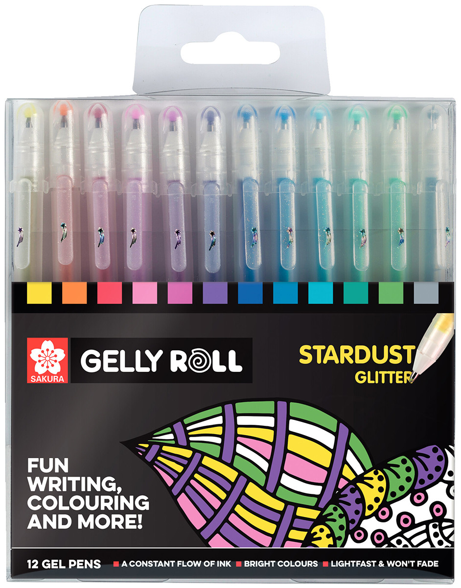 Gelly Roll Stardust 2 Pak Clear