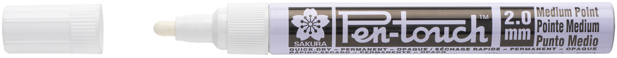 Sakura Pen-Touch Paint Marker - Medium - White