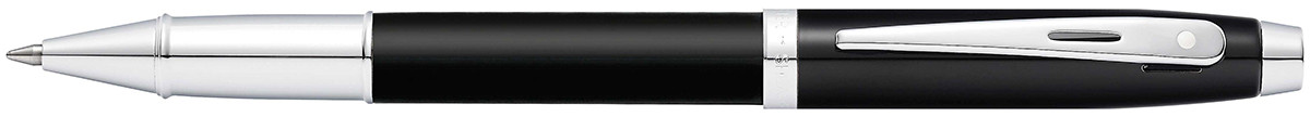 Sheaffer 100 Rollerball Pen - Matte Black Chrome Trim