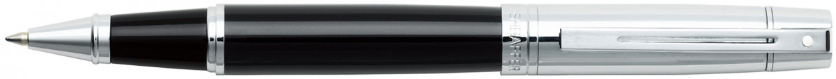 Sheaffer 300 Rollerball Pen - Gloss Black & Chrome