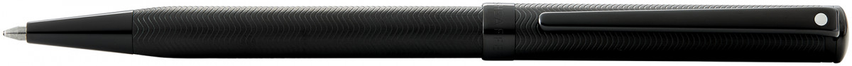 Sheaffer Intensity Ballpoint Pen - Engraved Matte Black PVD Trim