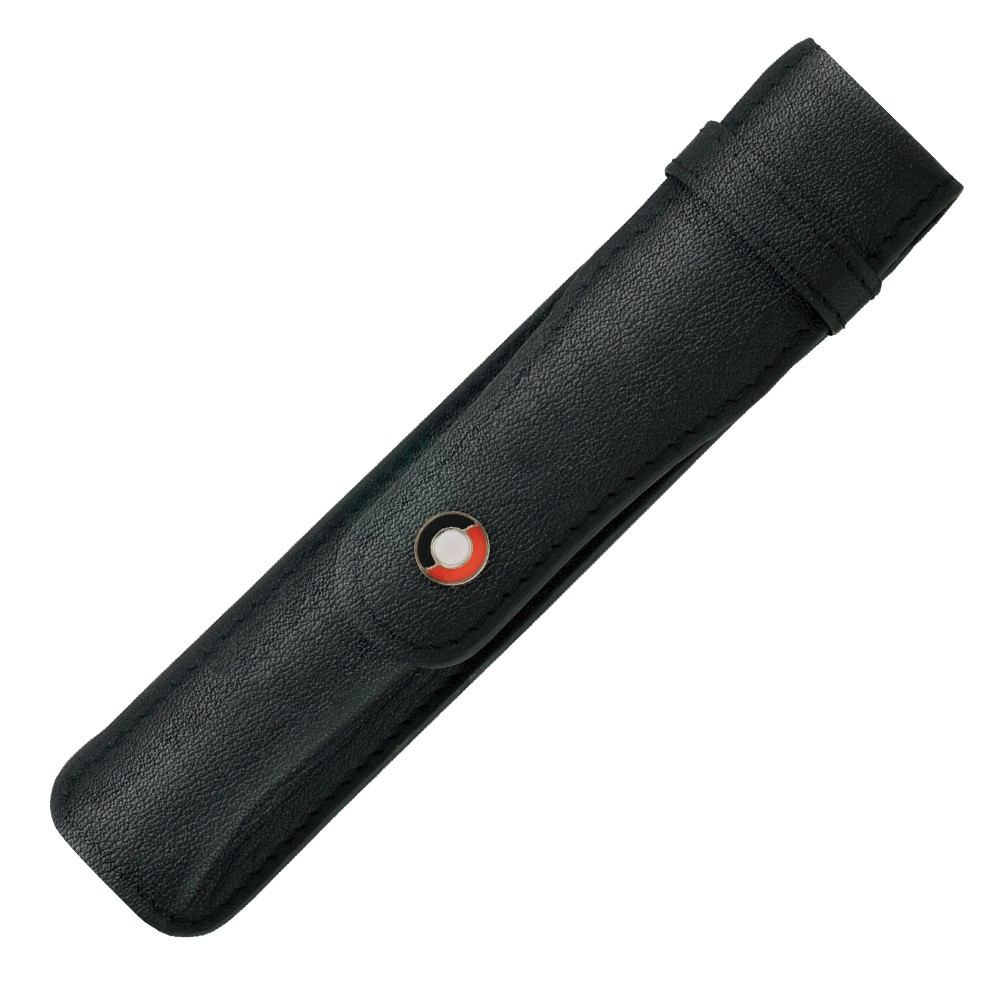 Sheaffer Single Pen Pouch - Black Leather