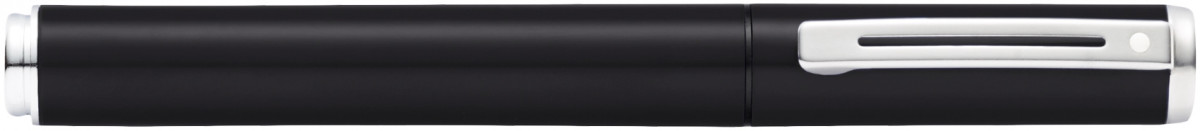 E0920553 New Sheaffer Pop Fountain Pen Glossy Black Chrome Trim Medium Point 