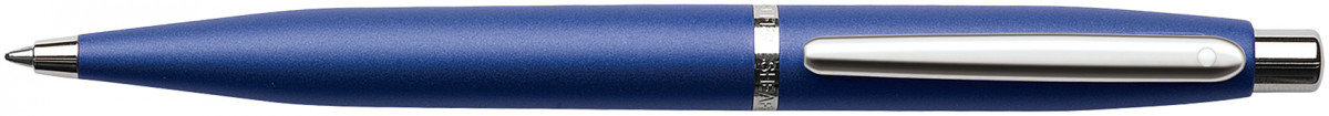 Sheaffer VFM Ballpoint Pen - Neon Blue Chrome Trim