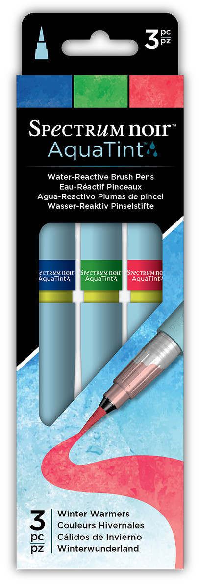 Spectrum Noir AquaTint Watercolour Markers - Winter Warmers (Pack of 3)