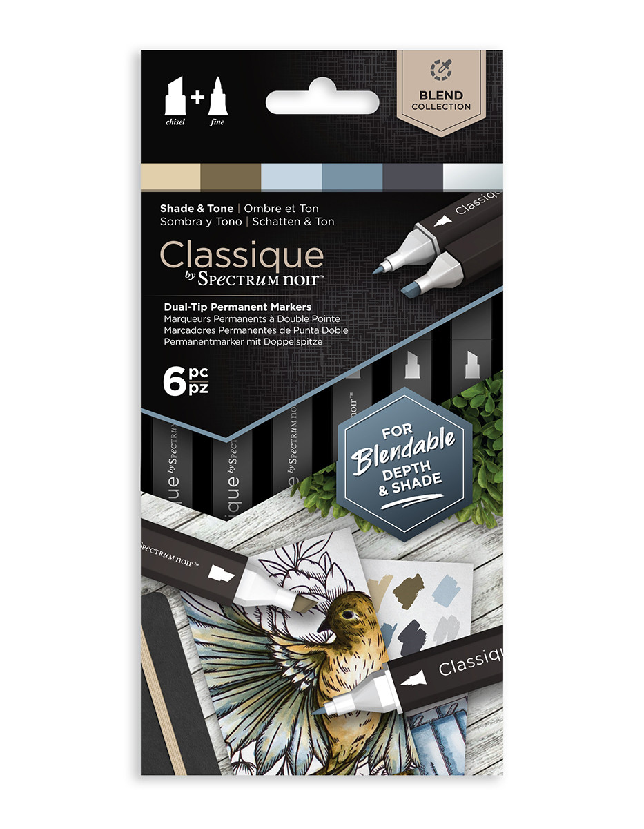 Spectrum Noir Classique Markers - Shade & Tone (Pack Of 6)