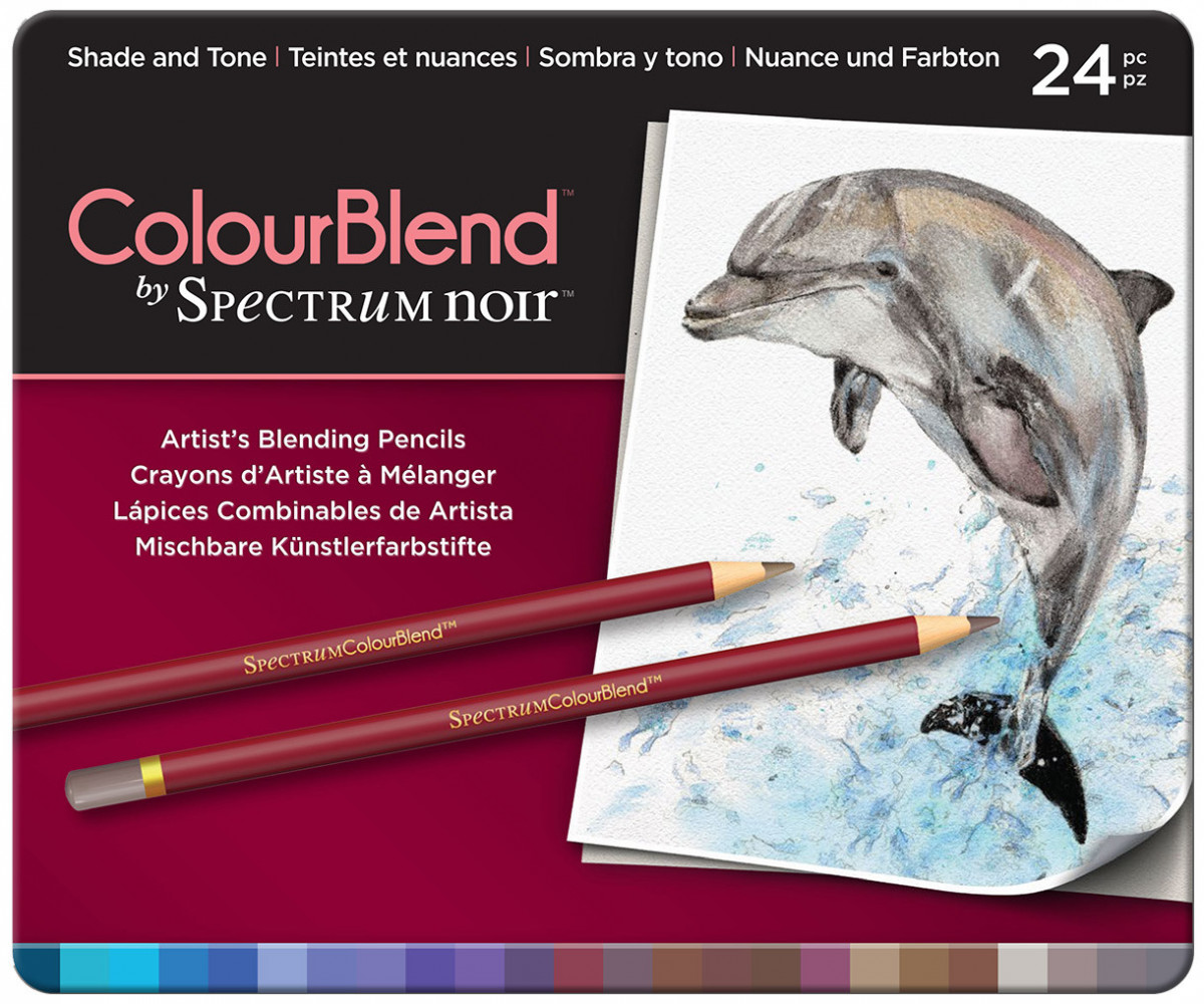 Spectrum Noir Colourblend Pencils Tin of 24 Essentials 