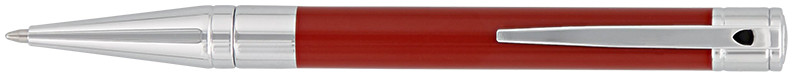 S.T. Dupont D-Initial Ballpoint Pen - Red & Chrome