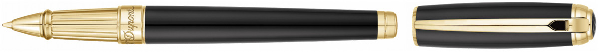 S.T. Dupont Line-D Large Rollerball Pen - Black & Gold