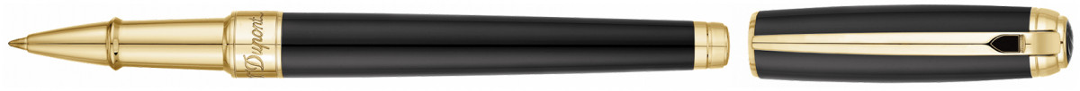 S.T. Dupont Line-D Medium Rollerball Pen - Black & Gold