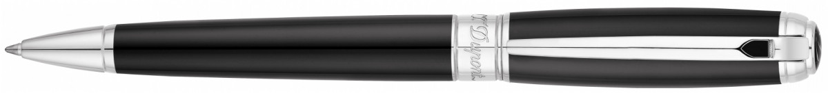 S.T. Dupont Line-D Large Ballpoint Pen - Black & Palladium