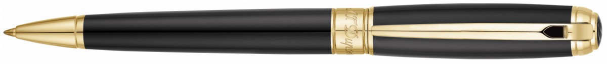 S.T. Dupont Line-D Medium Ballpoint Pen - Black & Gold