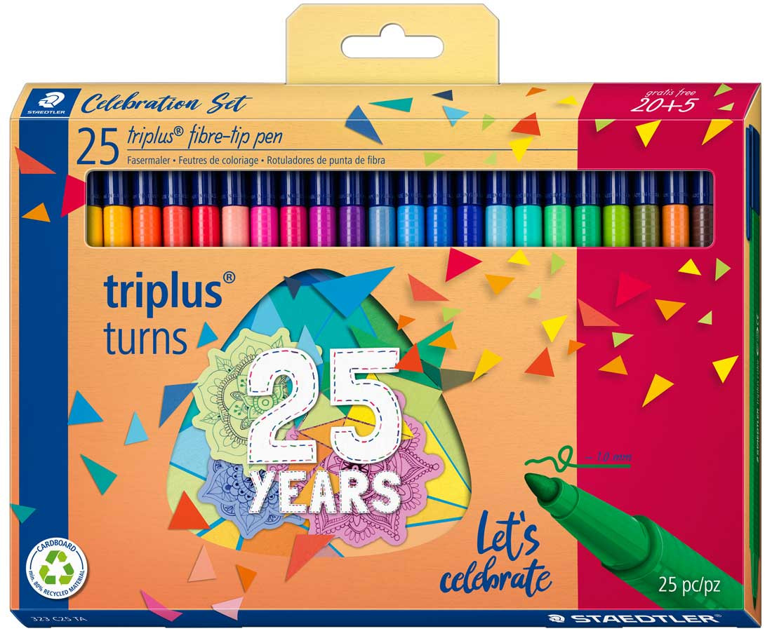 Staedtler Triplus Fineliner Set of 60 Assorted Colors - Du-All Art