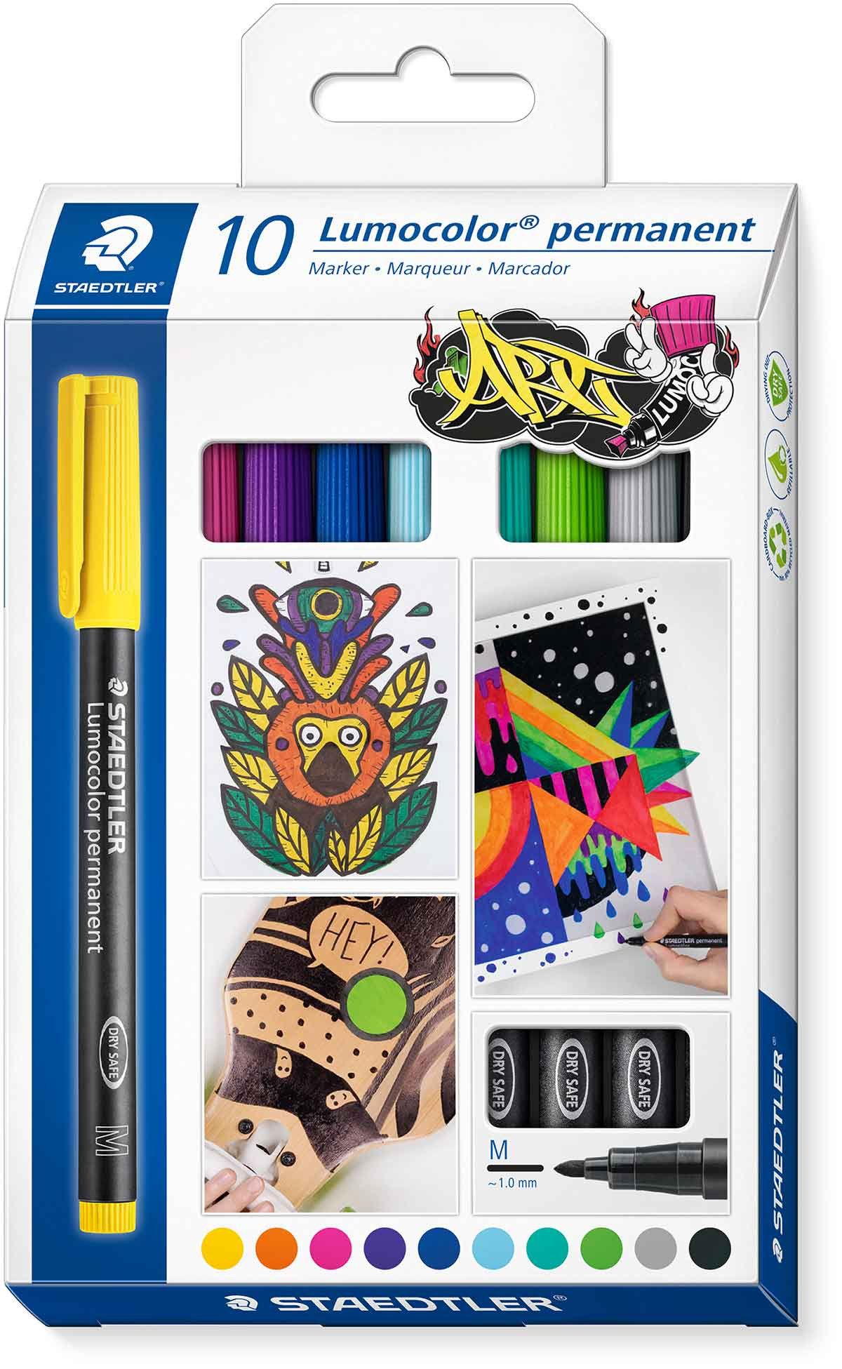 Staedtler Ballpoint Pens Set 10 - Assorted Colours