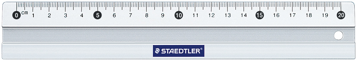 Staedtler Mars Metal Ruler - 20cm
