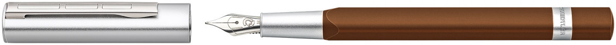 Staedtler TRX Fountain Pen - Brown Chrome Trim