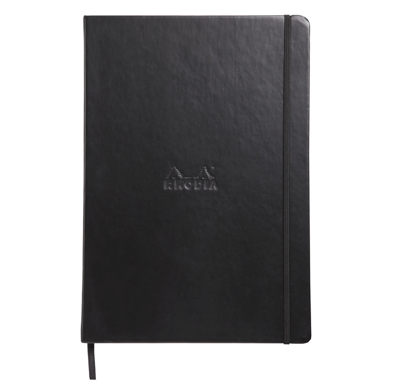 Rhodia Webnotebook- Large Black - Dotted